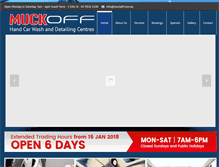 Tablet Screenshot of muckoff.com.au
